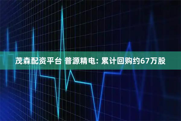 茂森配资平台 普源精电: 累计回购约67万股